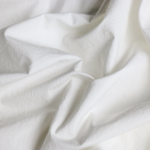 Zumi Poplin Off White - Washer Finish