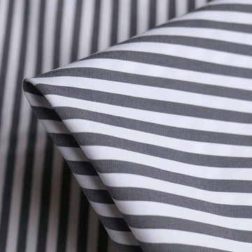Last Chance of Stripes Slate Navy Microprene
