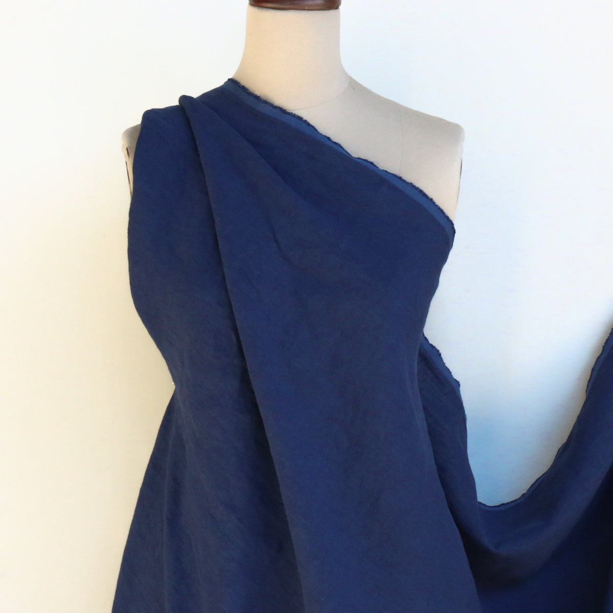 Bedford Azure Washed Linen