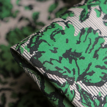 Mia Floral/Stripe Green - Cotton/Rexcell