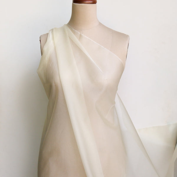 Warm Lemon Silk Organza