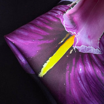 Tuyo Orchid Silk Satin - Panel Print
