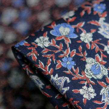 Misha Navy/Red Cotton