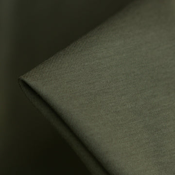 Mercerised Olive Cotton Knit