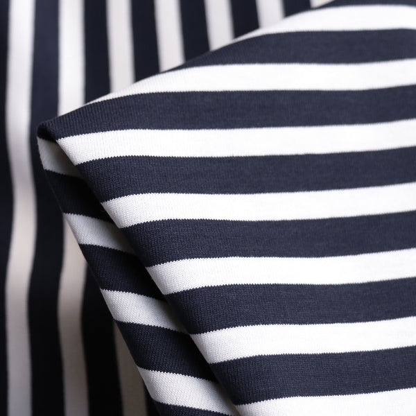 Shikku Stripe Navy/White