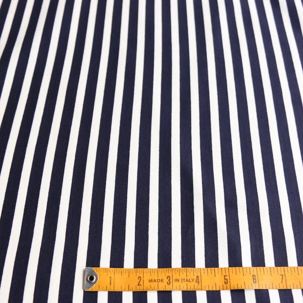 Shikku Stripe Navy/White