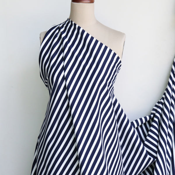 Shikku Stripe Navy/White