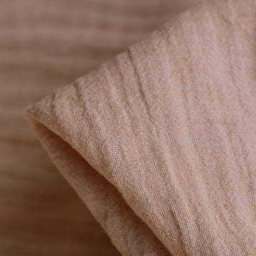 Mia Blush Crinkle Linen