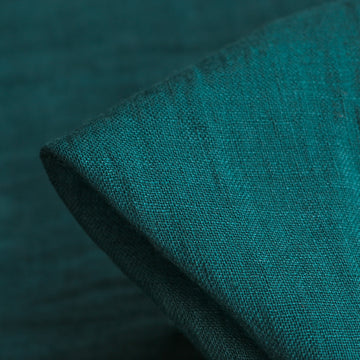 City Teal Linen Gauze