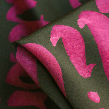 Cupid's Bow Olive/Raspberry - Liberty Silk CDC