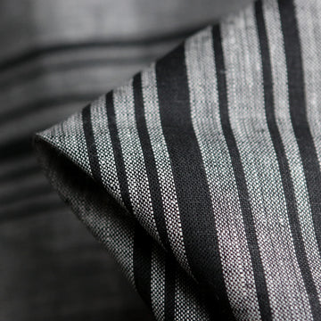 Manuela Black Stripe Linen