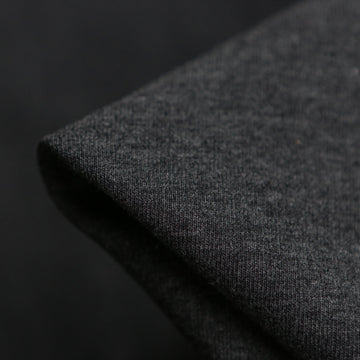 French Terry Charcoal Marle