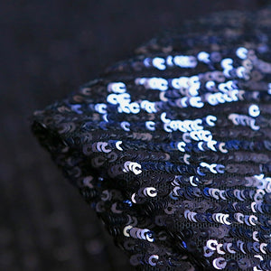 Luna Midnight Sequinned Stretch Mesh