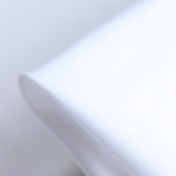 Flavia White Cotton Poplin Sateen