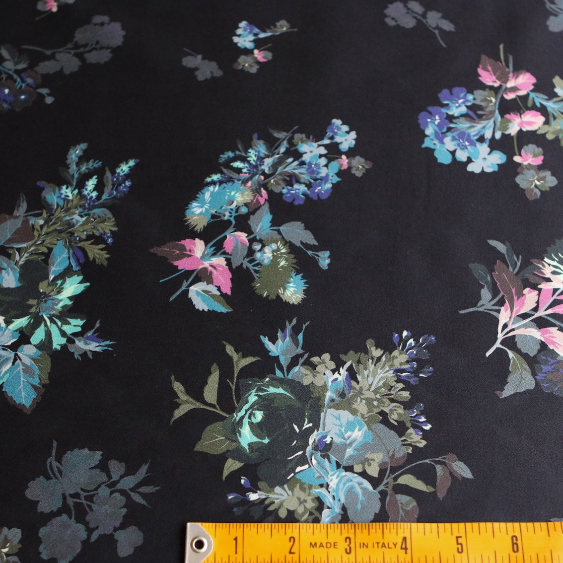 Shadows + Blooms Stretch Cotton