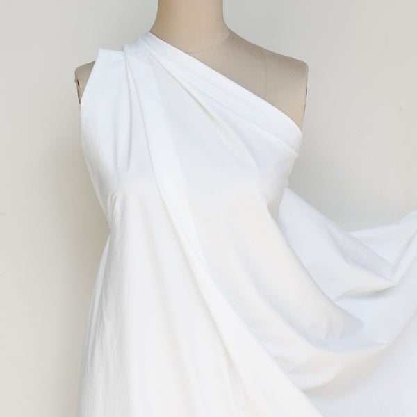 Akira Poplin Milk - Typewriter Cotton - Washer Finish