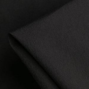 Akira Poplin Black - Typewriter Cotton - Washer Finish