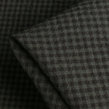 Oichi Licorice Yarn Dyed Check