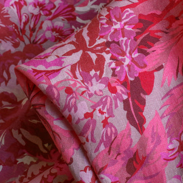 Capri Vintage Floral Printed Linen