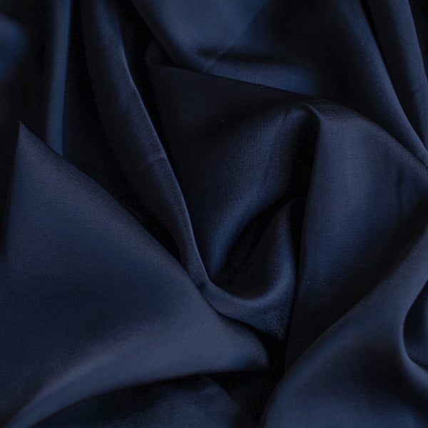 Perla Navy Stretch Lining