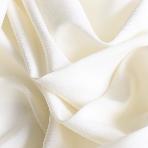 Ivorio Seta Stretch Crepe De Chine