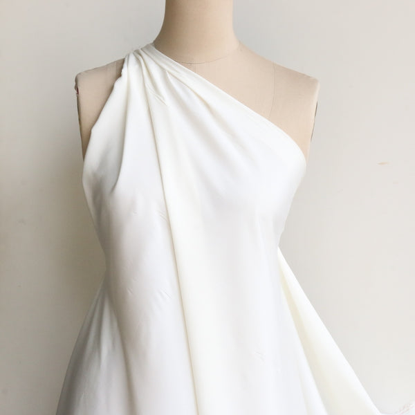 Ivorio Seta Stretch Crepe De Chine