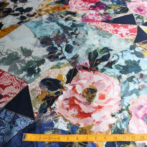 Porcelain Garden Silk Satin