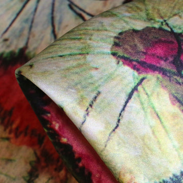 Tuscan Valley Silk Satin - Border Print