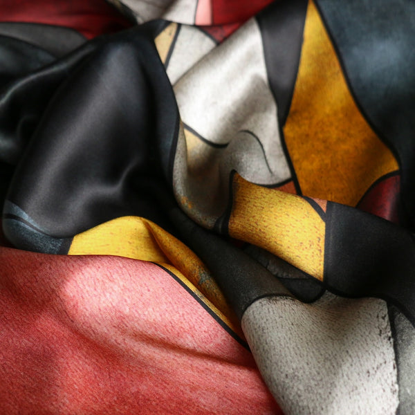 Abstract Study Silk Satin