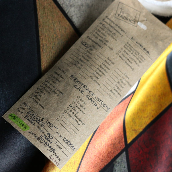 Abstract Study Silk Satin