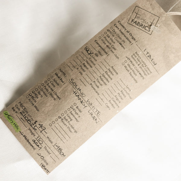 Solino Milk Hanky Linen