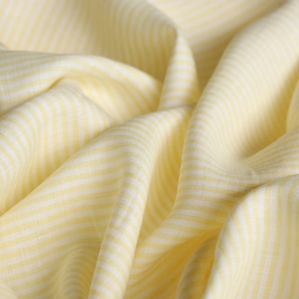 Gersomina Lemon Stripe Linen