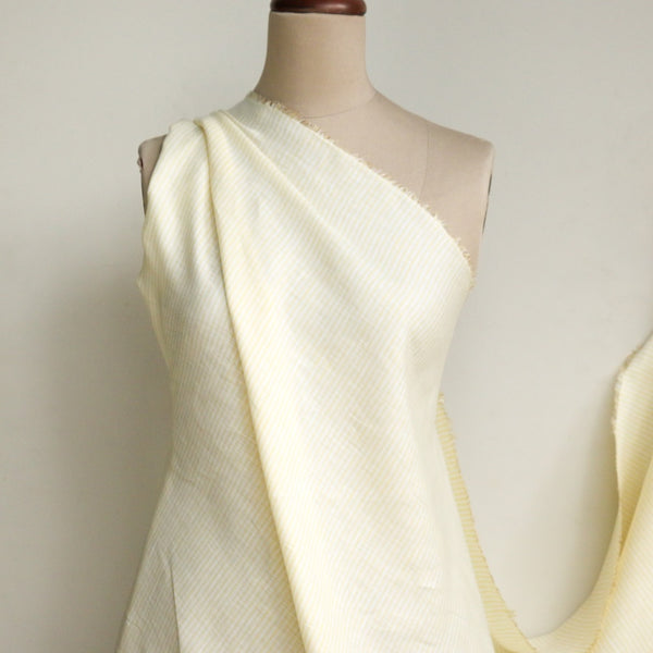 Gersomina Lemon Stripe Linen