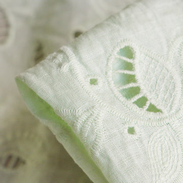Mint Belle Embroidered Linen