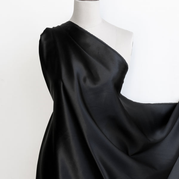 Black Silk Satin - 22mm