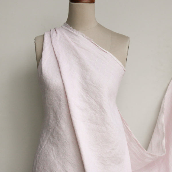 Lino Lurex Pink/Gold Stripe