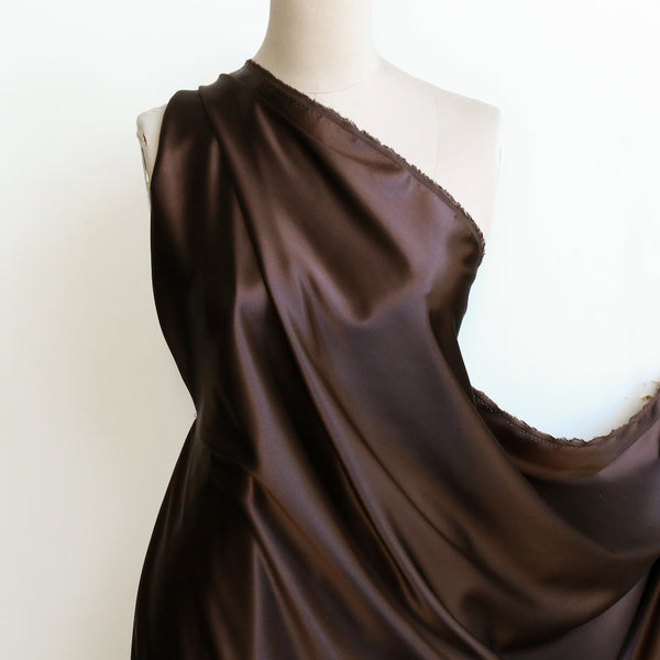 Chocolate Silk Satin - 22mm