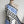 Catori Blu/Black on Natural Heavy Linen