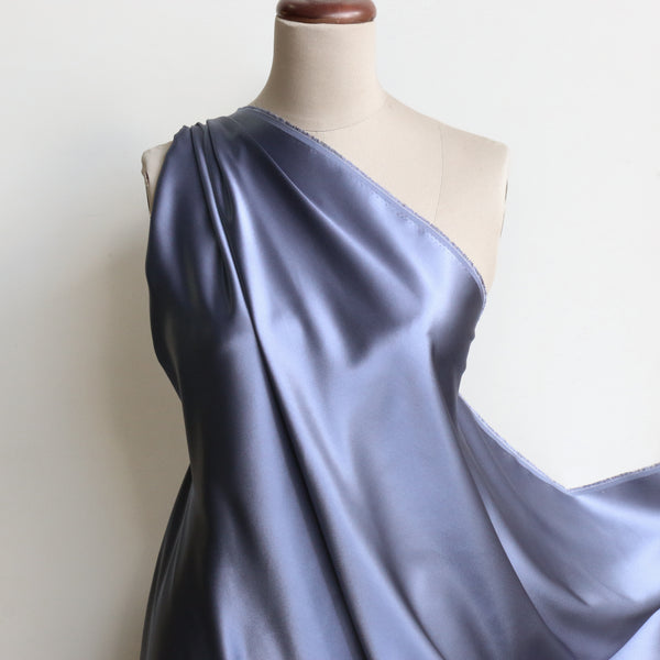 Wedgewood Blue Silk Satin - 22mm