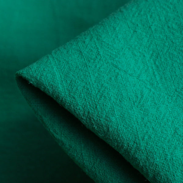 Emerald Jade Pebble Wash Linen
