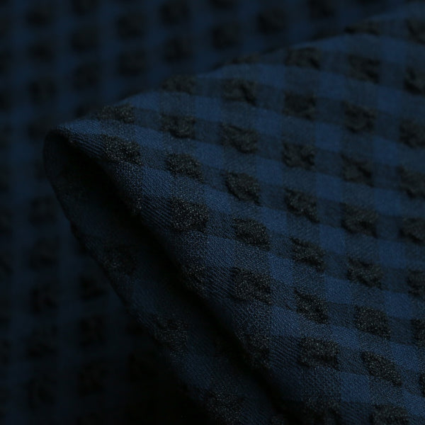Stella Nero/Navy Checked Jacquard