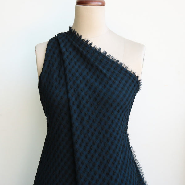 Stella Nero/Navy Checked Jacquard