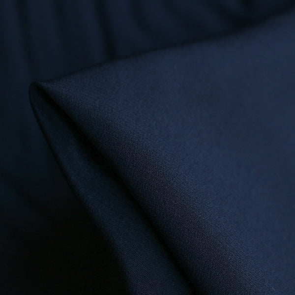 Silk Crepe De Chine - French Navy