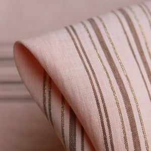 Cremona Lurex Stripe - Melon
