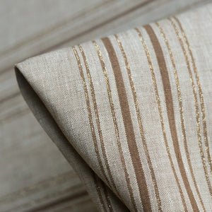 Cremona Lurex Stripe - Caffe