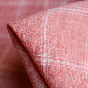 Michela Check Strawberry Linen