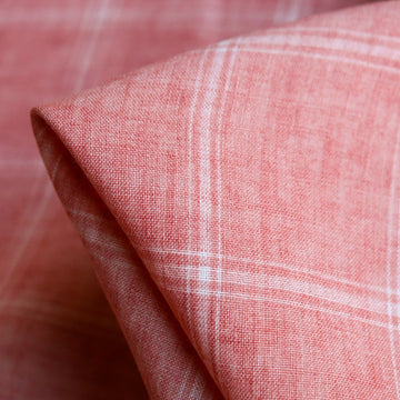 Michela Check Strawberry Linen