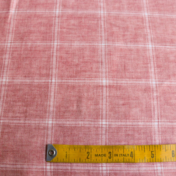 Michela Check Strawberry Linen