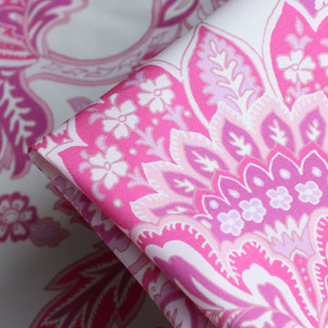 Fuchsia Fantasia Cotton Poplin