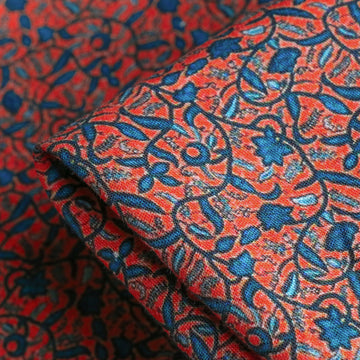 Casablanca Blooms Washed Printed Linen